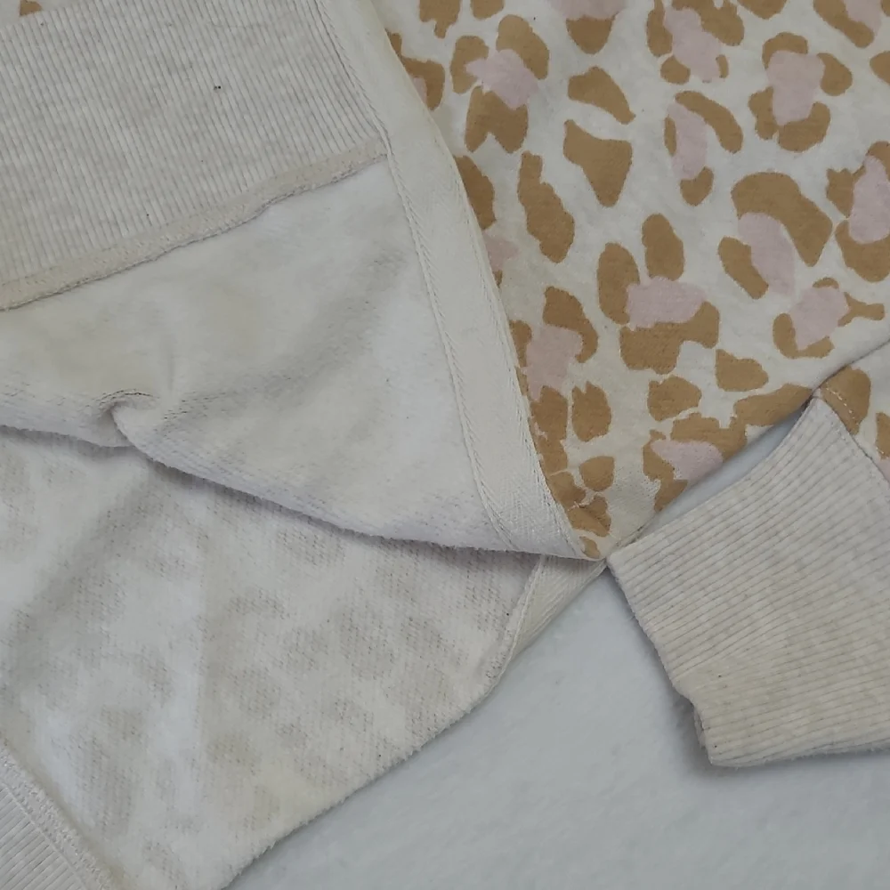 Aerie Tan and Cream Leopard Print Sweater - Picture 4 of 5